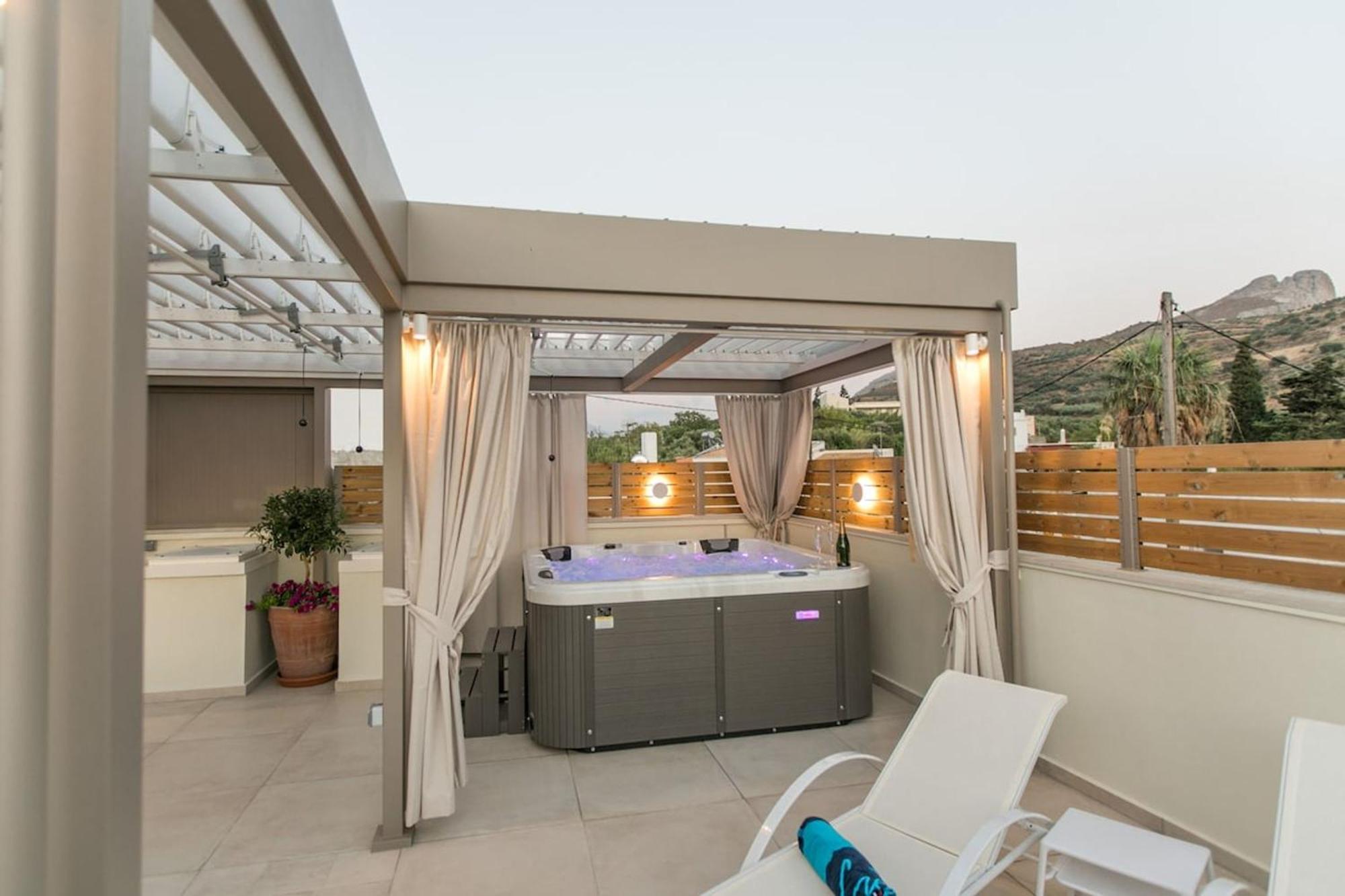 Ekaterini Luxury House Villa Lefkogeia Bagian luar foto