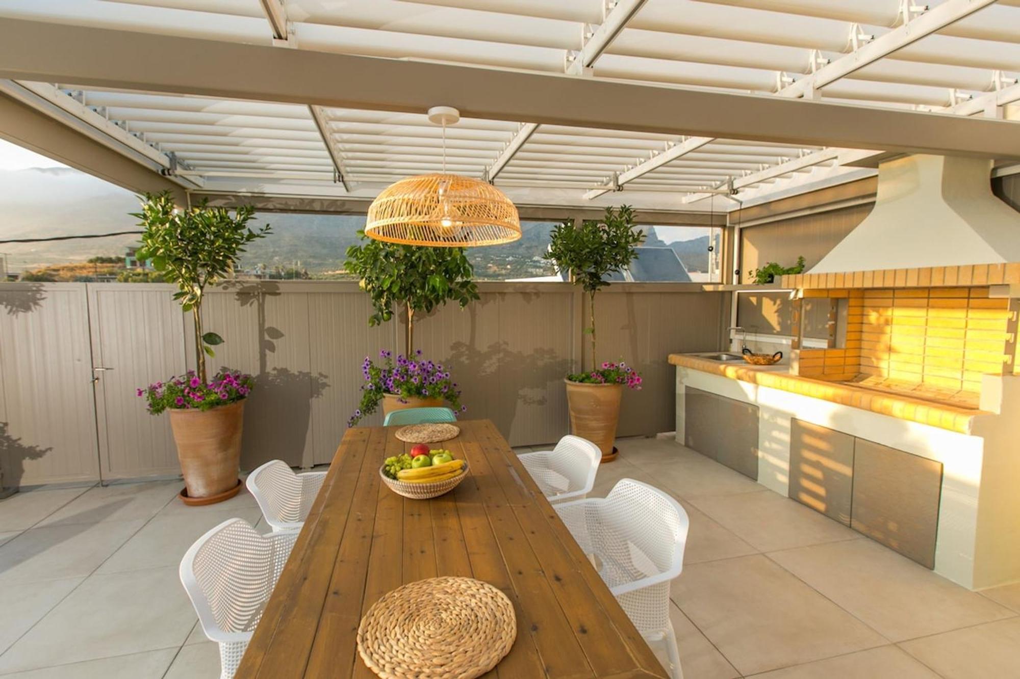 Ekaterini Luxury House Villa Lefkogeia Bagian luar foto