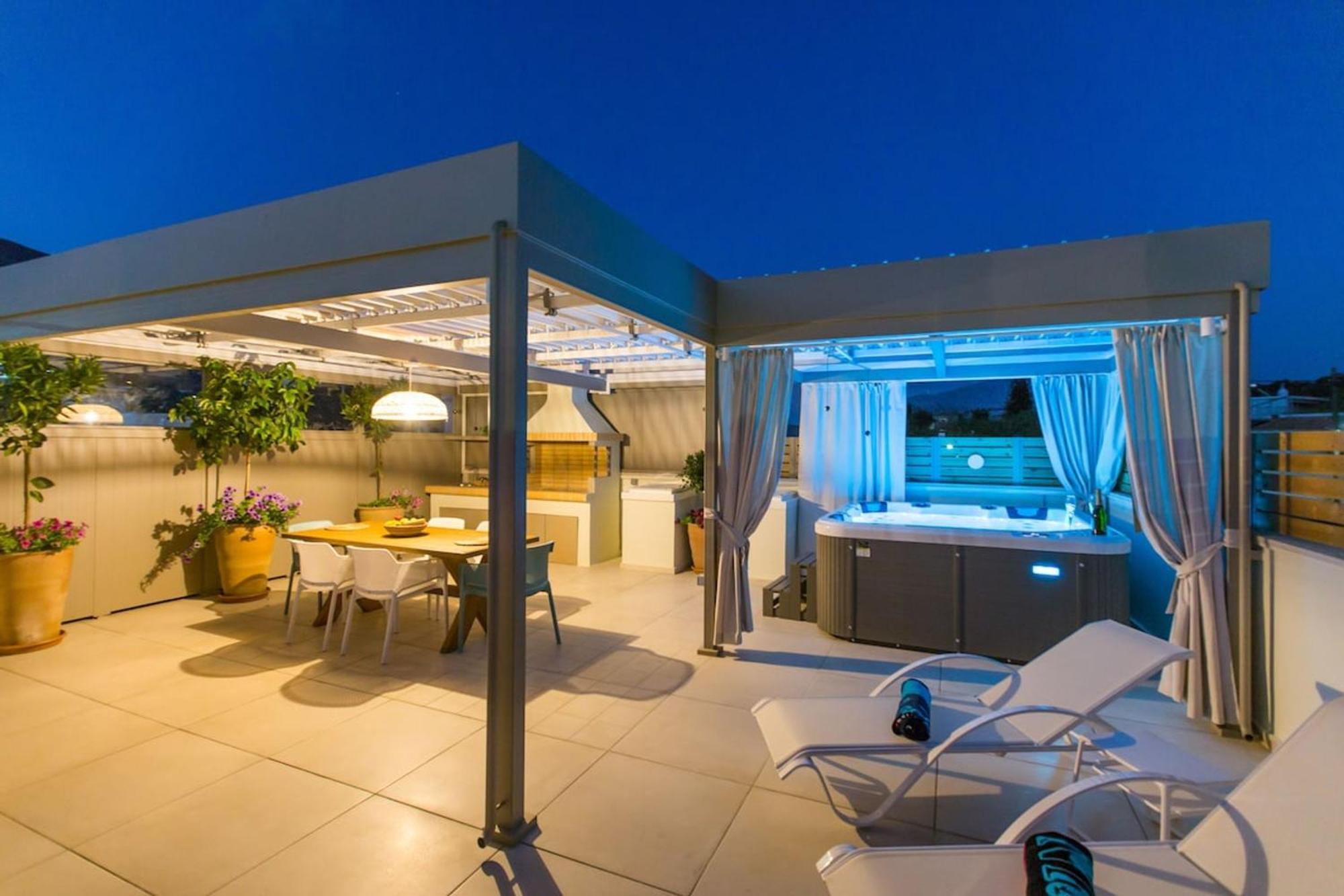 Ekaterini Luxury House Villa Lefkogeia Bagian luar foto