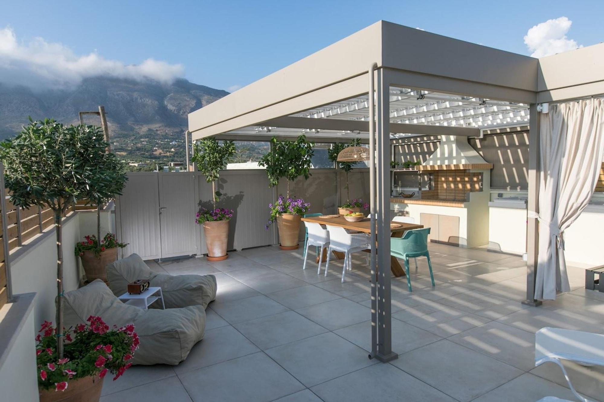 Ekaterini Luxury House Villa Lefkogeia Bagian luar foto
